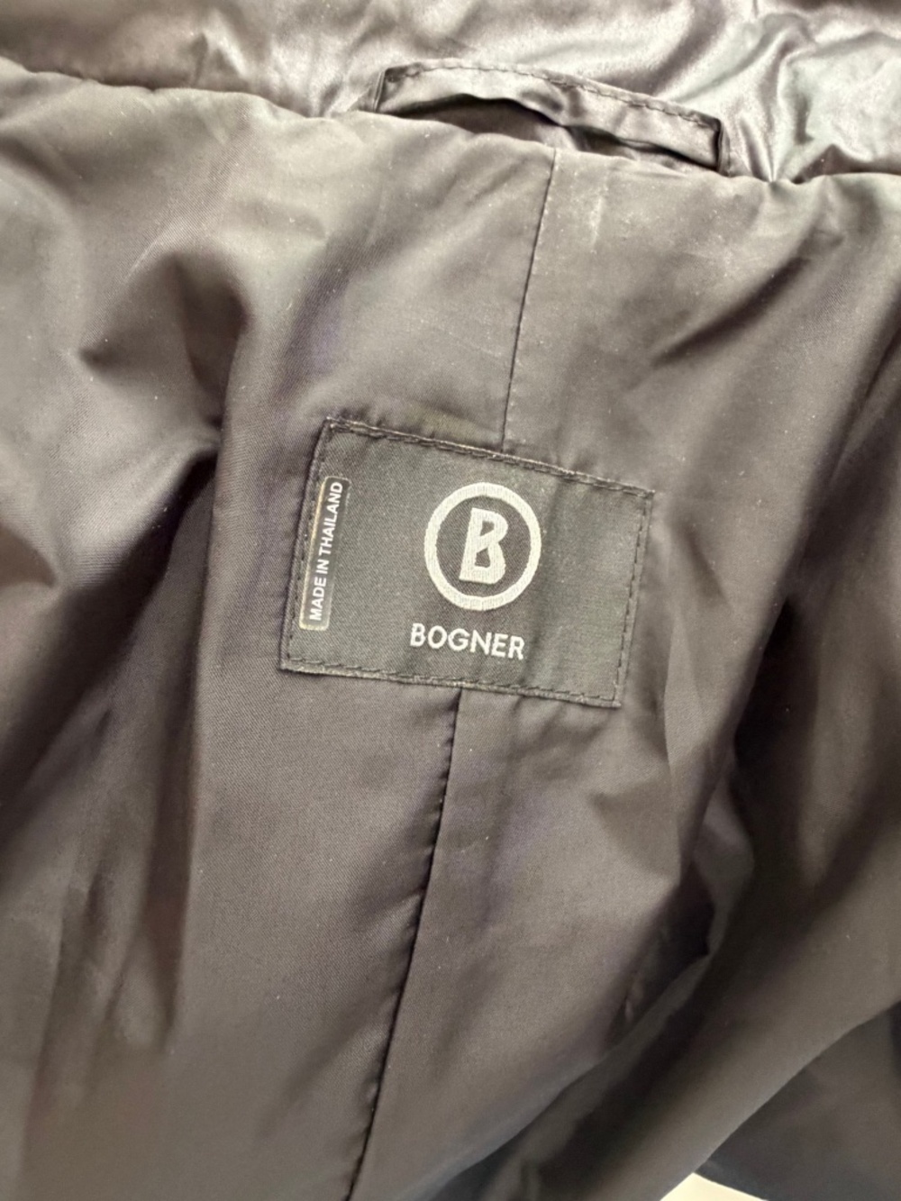 Bogner Women’s US 10 Black Quilted Puffer Jacket Lightweight Full Zip - Picture 12 of 14